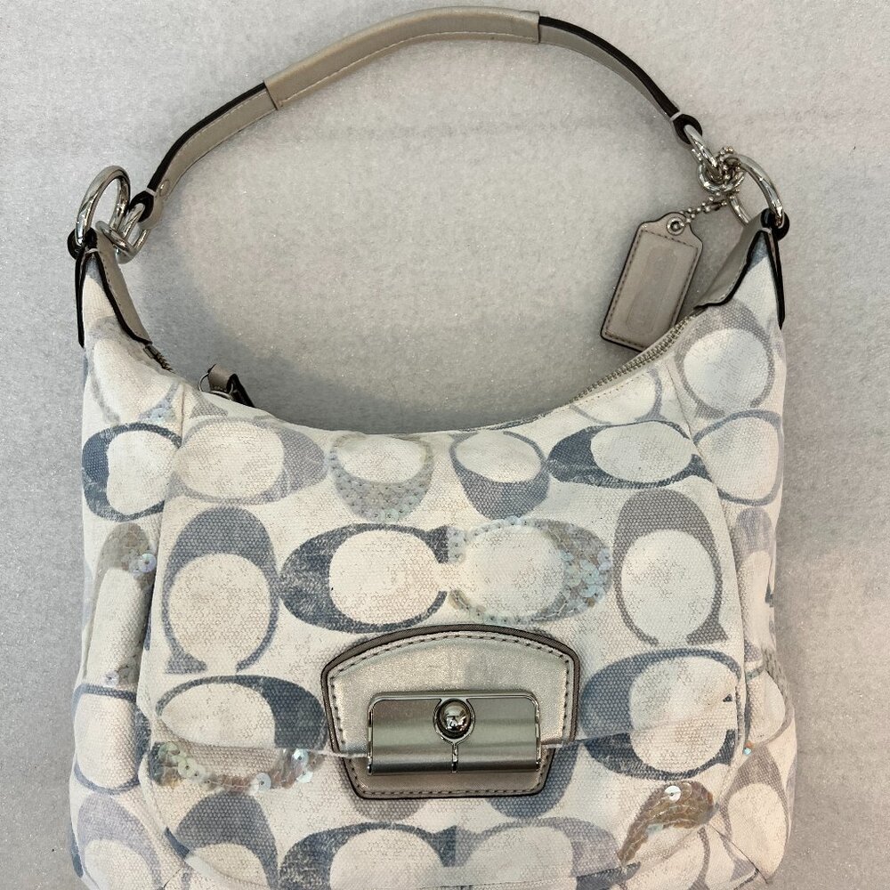 Coach Kristin Embossed Sequin Bag